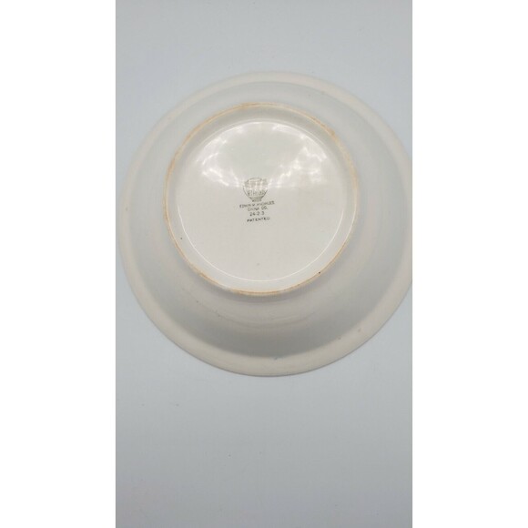 Plaza by Edwin M Knowles Vitreous Serving Bowl 9.25" Diameter Antique 1925 RARE - Picture 5 of 12